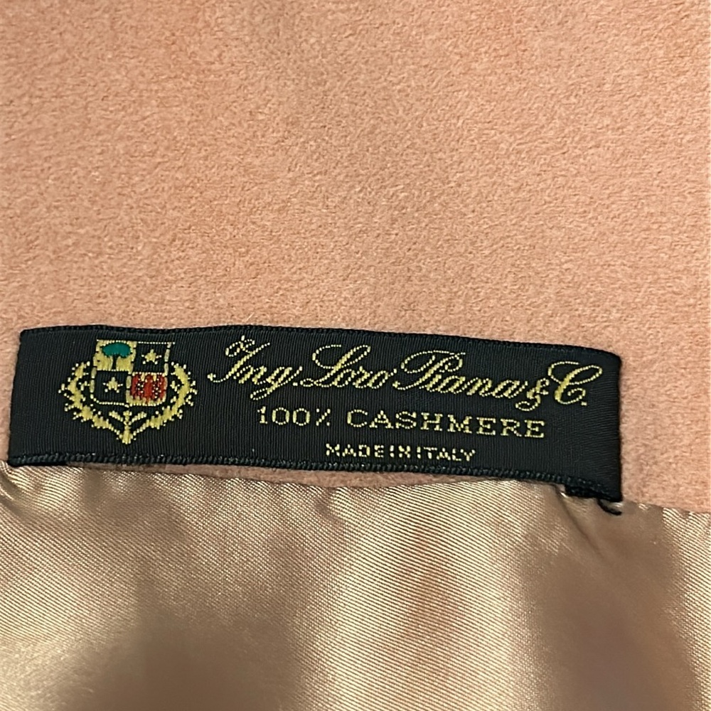 Women's cashmere coral pink Henri Bendel vintage blazer size 10 made in Italy - Picture 8 of 16